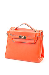 Handbag isolated white background