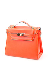 Handbag isolated white background