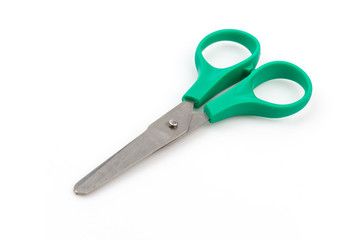Scissors isolated white background