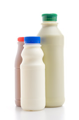 Milk isolated white background