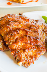 Bbq ribs steak
