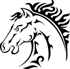 Horse head icon