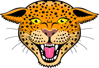 Leopard head icon