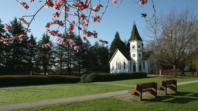 Spring Chapel, dolly shot