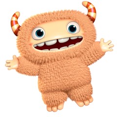 3d cartoon monster