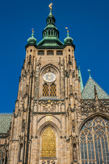 Fototapeta premium st. vitus cathedral in prague czech republic