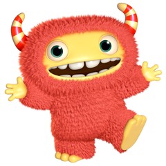 3d cartoon monster