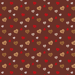 Heart pattern_Brown