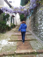 Fototapeta premium Passeggiando a Haut de Cagnes