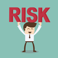 businessman and risk
