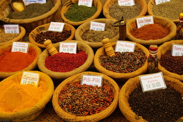 Aromates marché provençal 