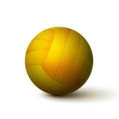 Realistic volleyball ball icon