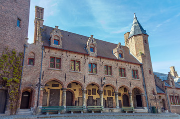 Fototapeta premium Red brick building