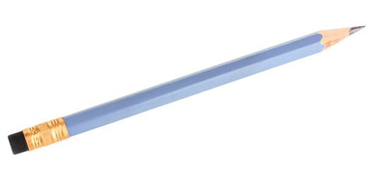 Lead pencil isolated on white