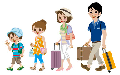 Family traveller, Isolated