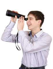 Teenager with Monocle