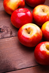 red ripe apples