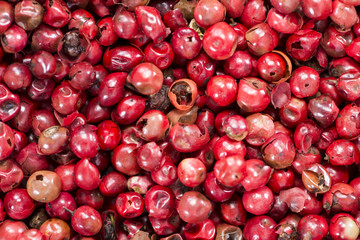 Pink Peppercorns Background Image