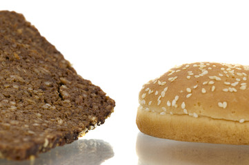 Bun vs. Healthy Bread