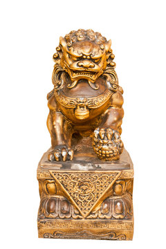 Chinese Lion Statue