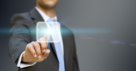 Businessman solution concept