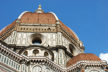 Fototapeta na wymiar The Cathedral of Santa Maria del Fiore in Florence - 474