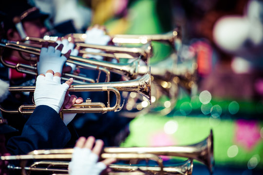 Brass band parade