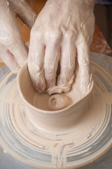 Hands of a potter