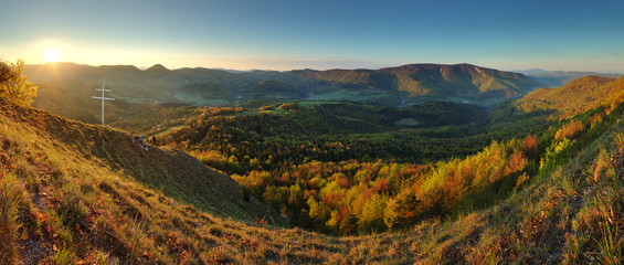 Mountain panorama in Slovakia