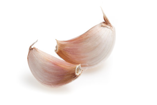 garlic bulb isolated on white background