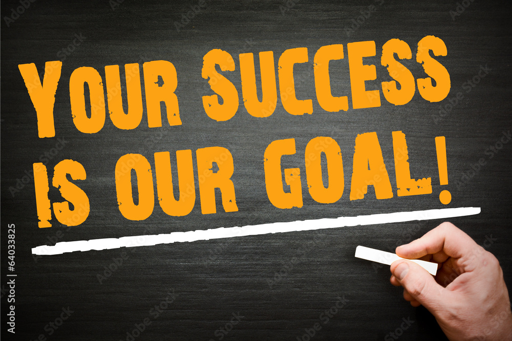 Wall mural your success is your goal