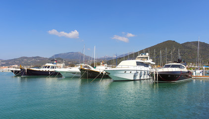 Fototapeta na wymiar Port Salerno Marina d'Arechis
