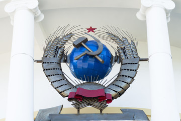 Элемент оформления зданий периода СССР