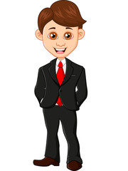 Businessman standing