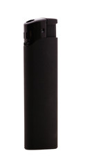 Black lighter isolated on white with copyspace