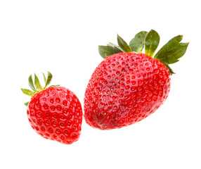Strawberries berry isolated on white background