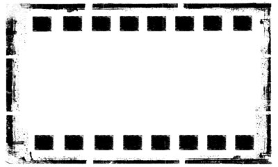 old grunge film strip frame background