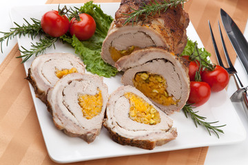 Staffed Pork Loin Roulade