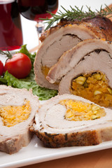 Staffed Pork Loin Roulade