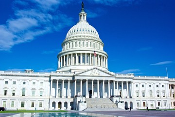 Naklejka premium Eastern Terrace of US Capitol Building