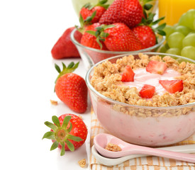 Yogurt with muesli