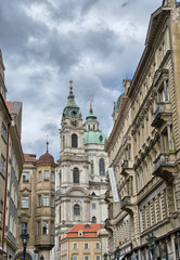 Fototapeta na wymiar Beautiful classic Czech Republic architecture, Europe