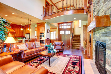 Luxury living room interior