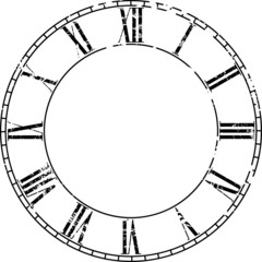 Vector vintage clock