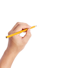 pencil writting something