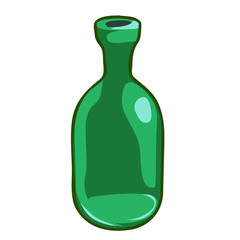empty bottles isolated illustration