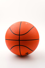 Fototapeta premium Basketball isolated white background
