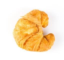 croissant isolated white background