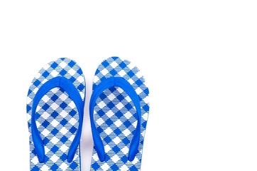 Flip flops isolated white background