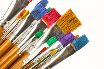 Fototapeta premium Paints and brushes